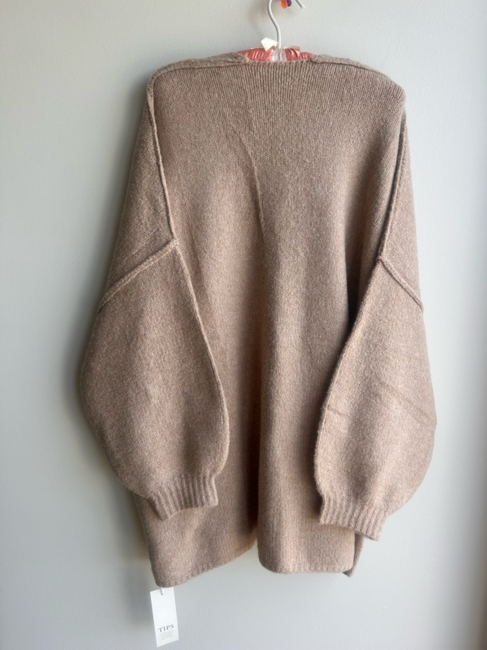 Cozy Oversized Women’s Sweater - Taupe